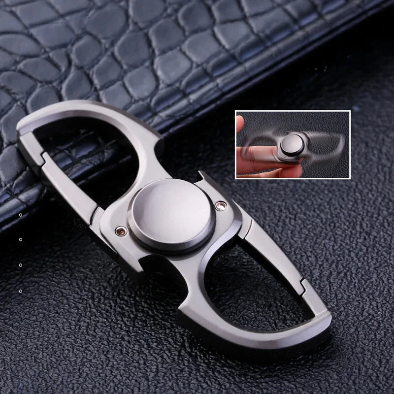 Finger Spinner Fidget Hand Anti-Anxiety Toy Relieves Stress Finger Spinner Keychain Bottle Opener Fidget Toys EDC Fidget Toys